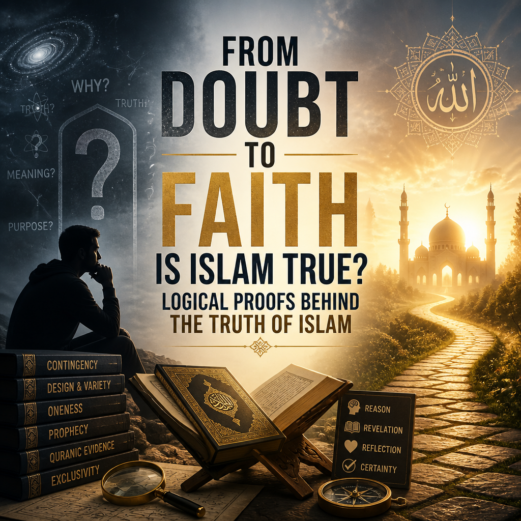From Doubt to Faith: Is Islam True? Logical Proofs Behind the Truth of Islam + (banner)