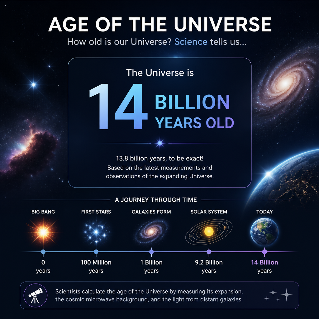 Age of the universe (Big Bang estimate)
