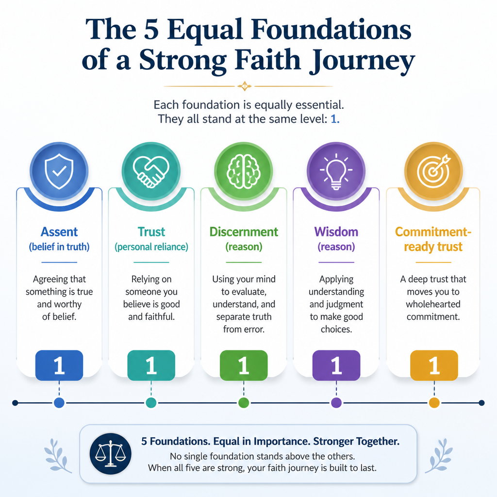 Both-and rhythm: assent vs trust and reason vs discernment