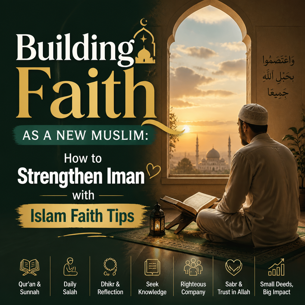 Building Faith as a New Muslim: How to Strengthen Iman with Islam Faith Tips + (banner)