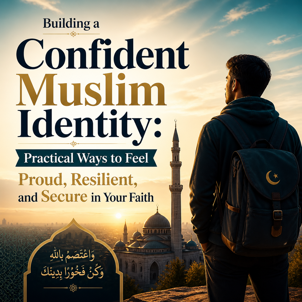 Building a Confident Muslim Identity: Practical Ways to Feel Proud, Resilient, and Secure in Your Faith + (banner)