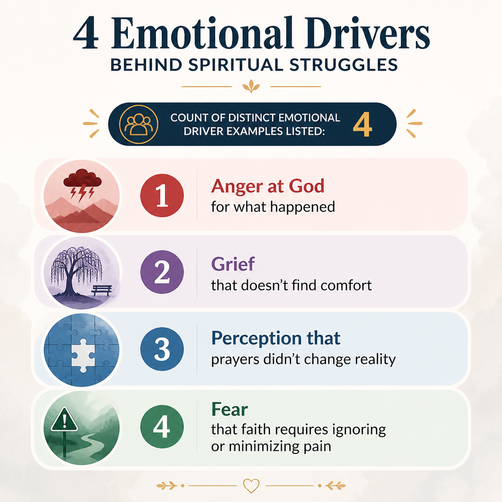 Emotional drivers mentioned within the problem of evil