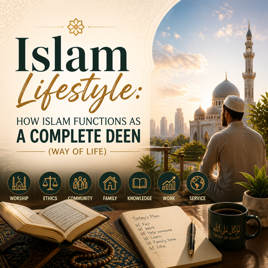 Islam Lifestyle: How Islam Functions as a Complete Deen (Way of Life) + (banner)