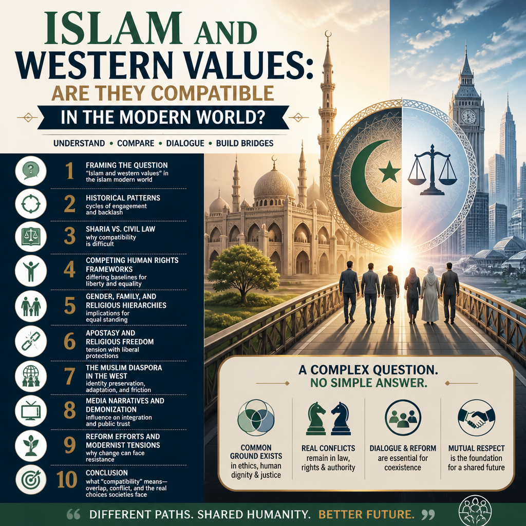 Islam and Western Values: Are They Compatible in the Modern World? + (infograph)