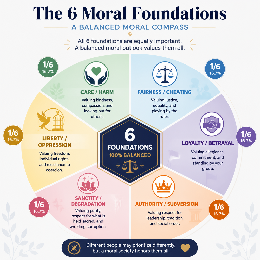 Moral themes treated as recurring building blocks across societies