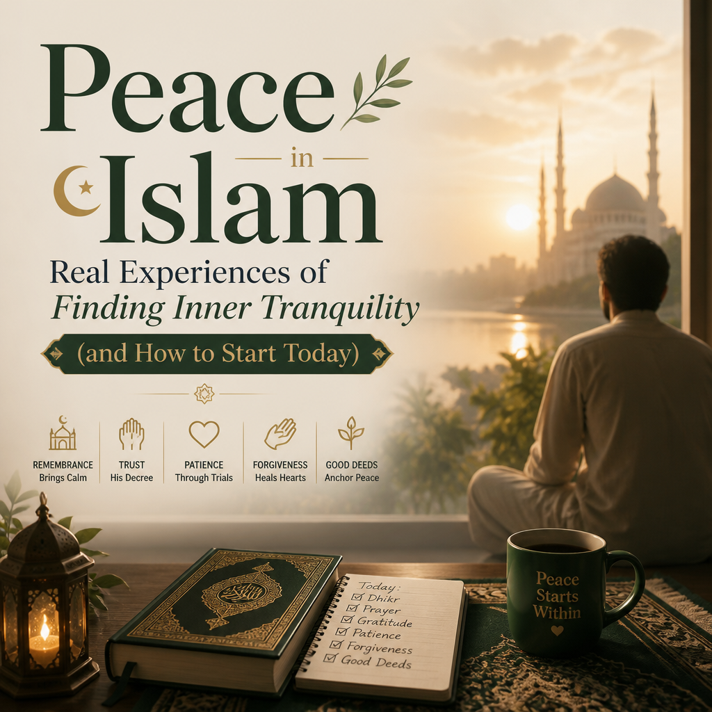 Peace in Islam: Real Experiences of Finding Inner Tranquility (and How to Start Today) + (banner)