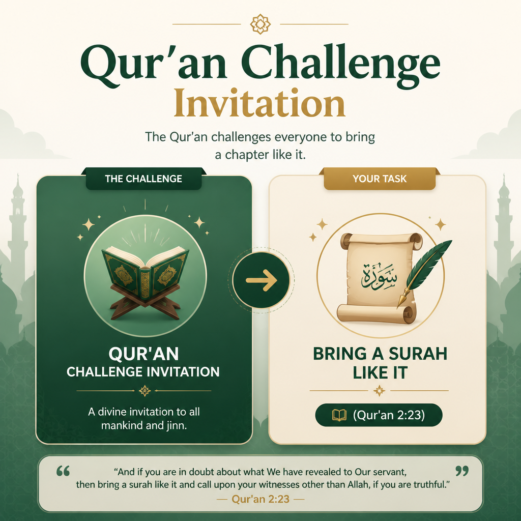 Qur'an Challenge Invititation (Surah Imitation)