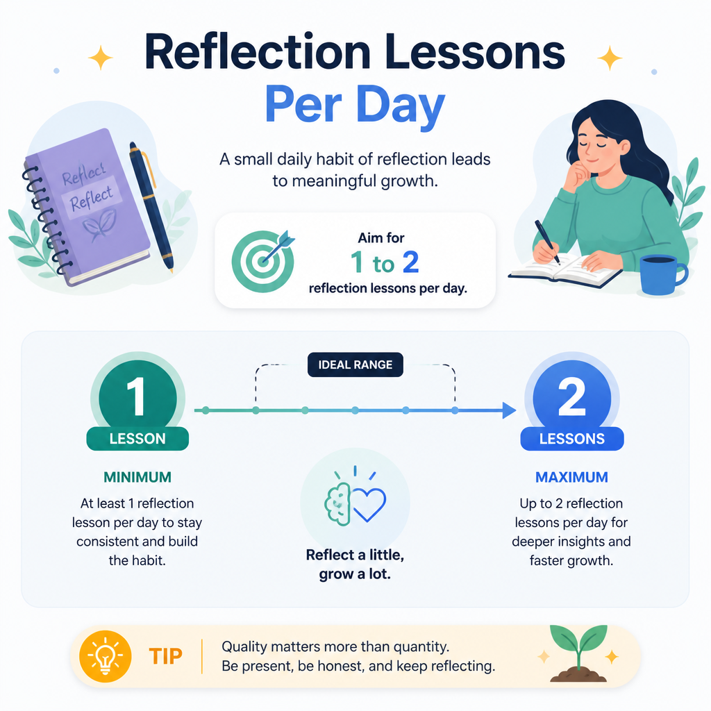 Qur’an reflection method - lessons per day