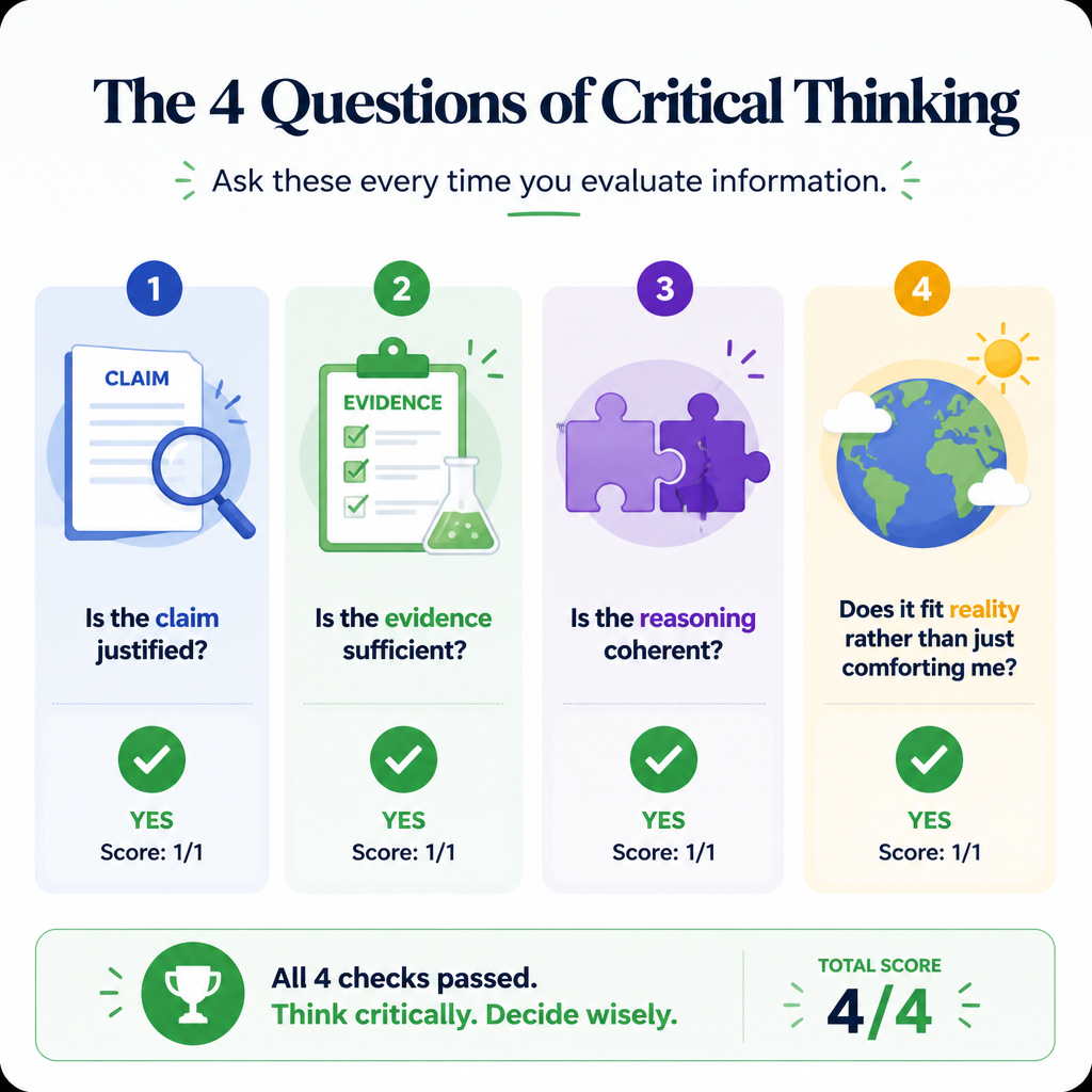 Reason evaluation checklist (count of criteria)