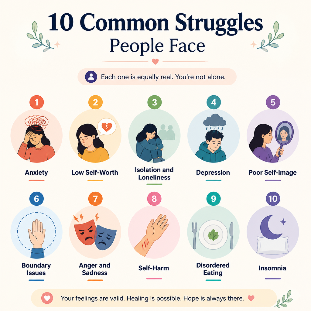 Reported mental health effects of chronic identity conflict (count by outcome)