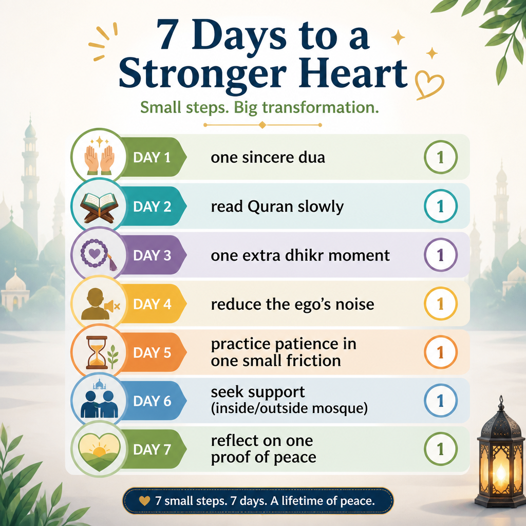 Seven-Day Peace Plan Steps