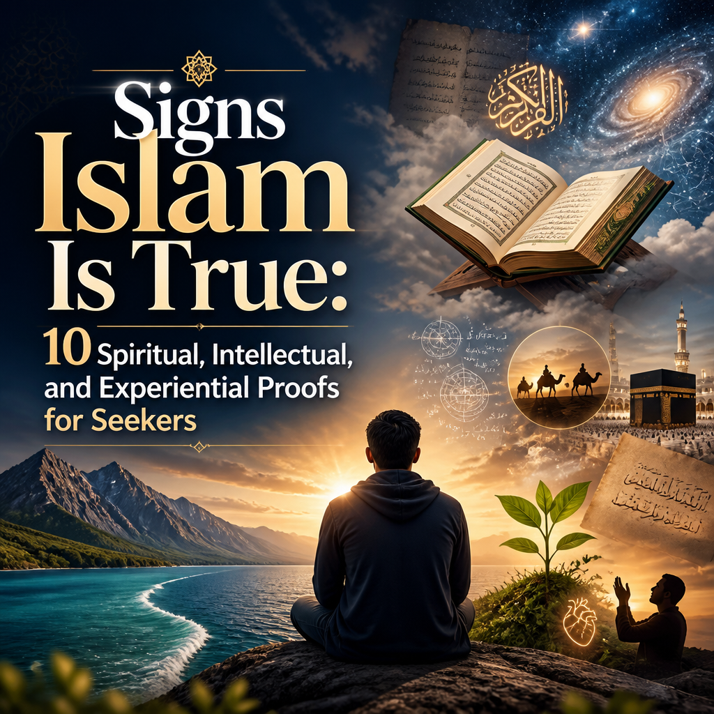 Signs Islam Is True: 10 Spiritual, Intellectual, and Experiential Proofs for Seekers + (banner)