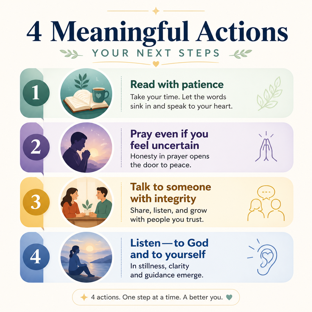 This week practical next steps (sequence)