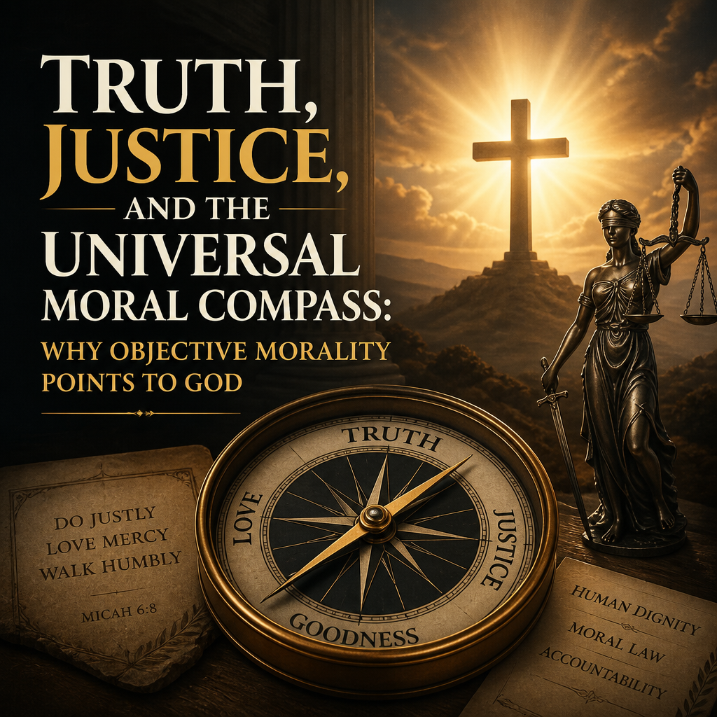 Truth, Justice, and the Universal Moral Compass: Why Objective Morality Points to God banner