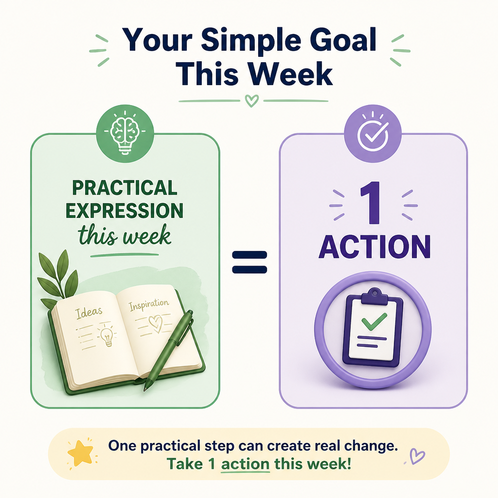 Weekly practical faith actions count