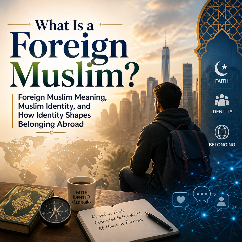 What Is a Foreign Muslim? Foreign Muslim Meaning, Muslim Identity, and How Identity Shapes Belonging Abroad + (banner)