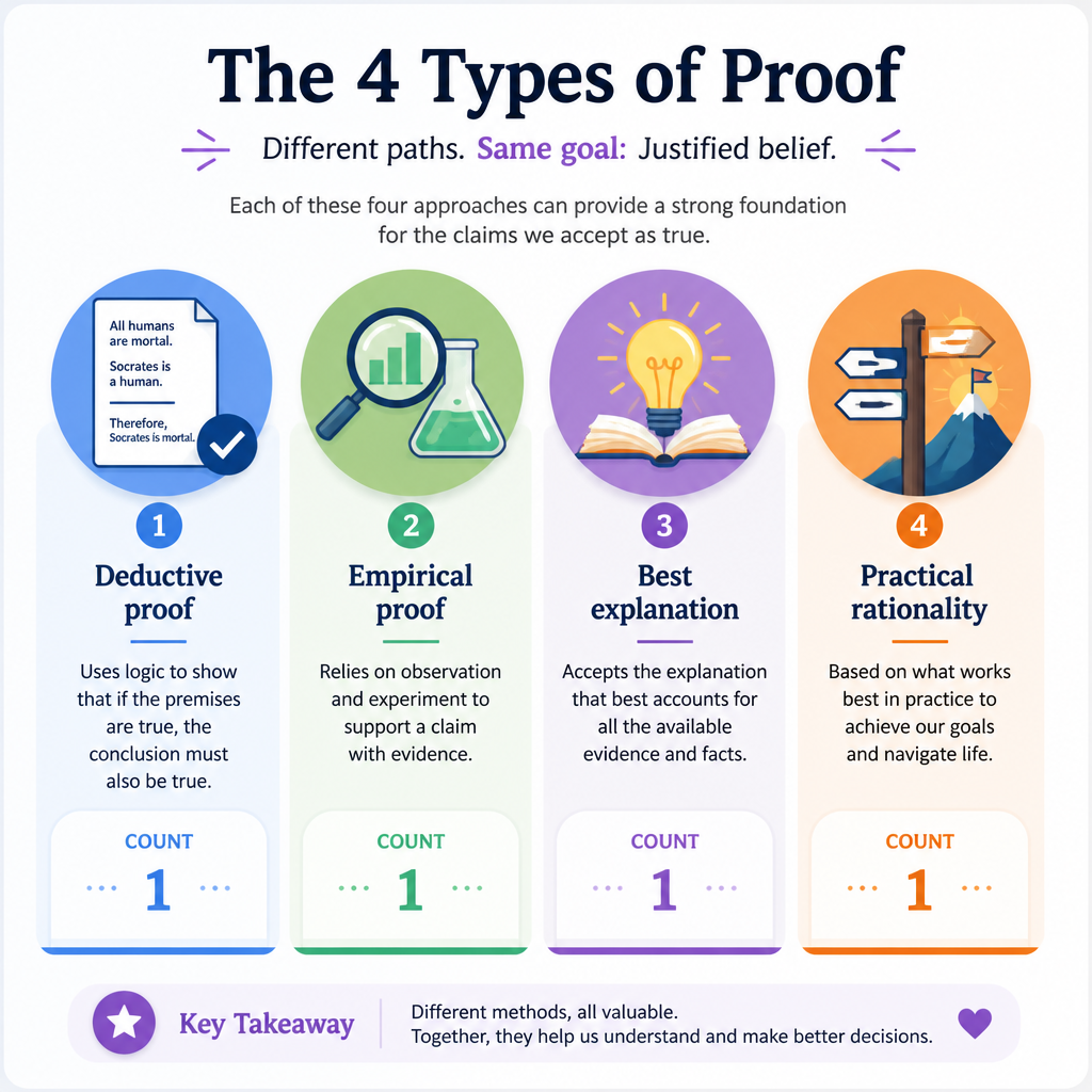 What counts as “proof” in the article