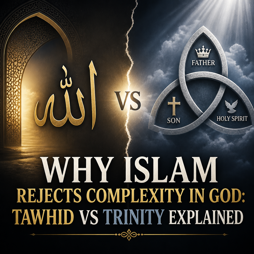 Why Islam Rejects Complexity in God: Tawhid vs Trinity Explained + (banner)