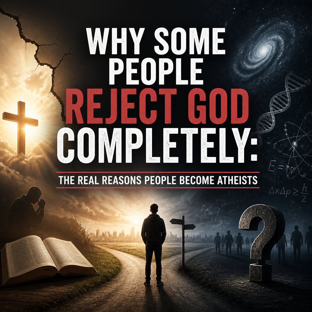 Why Some People Reject God Completely: The Real Reasons People Become Atheists + (banner)