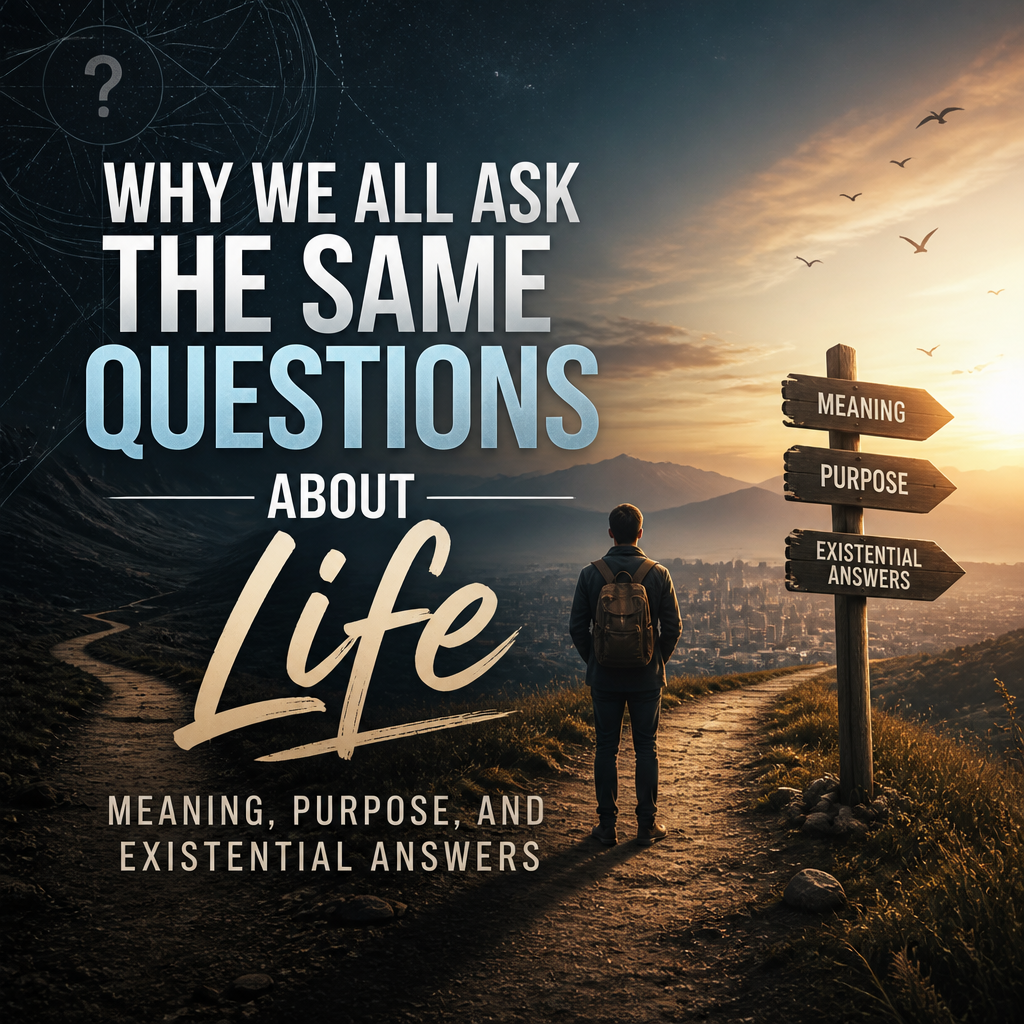 Why We All Ask the Same Questions About Life: Meaning, Purpose, and Existential Answers + (banner)